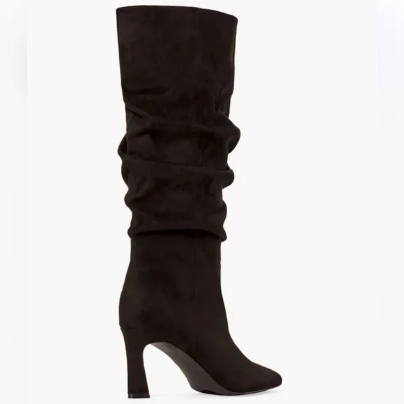 JustFab Robin Slouch Stiletto Boot Black Size 9.5 NEVER WORN - Picture 3 of 6
